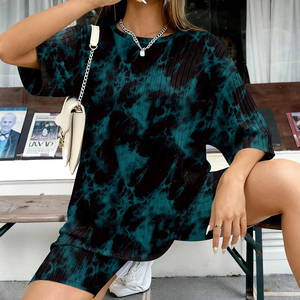 Ultimate Comfort <b>Tie</b> Dye <b>Set</b> Made of Quality Polyester Spandex Material Flexibility Breathable Custom Color <b>Set</b> For Women's - Product Image 4