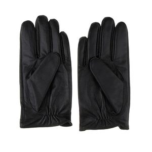 Men Retro Black Leather <b>Driving</b> <b>Gloves</b> Lined Screen Touch Short <b>Gloves</b> M | Mens Accessories |<b>Gloves</b> & Mittens - Product Image 2