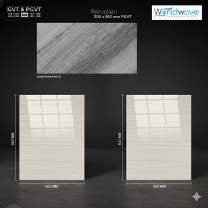 Azulejos de Pared de Porcelana Cerámica de Exportación Premium, 300x600mm, Acabado Brillante, Textura Mármol, GVT PGVT, para Proyectos de Decoración de Interiores - Product Image 2