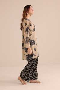 Collection élégante de vêtements en tissu lawn imprimé pour femmes, vêtements indiens et pakistanais en coton doux, ensemble 2 pièces en lawn, robe d'été, tenue de tous les jours - Product Image 3