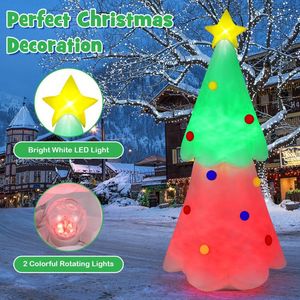 6.2 Feet <b>Christmas</b> <b>Tree</b> with Topper Star and Lights Inflatable Holiday Decoration - Product Image 3