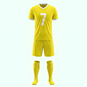 Uniforme de Fútbol Unisex Transpirable de Secado Rápido, Conjunto de Uniforme de Equipo Personalizado, Uniforme de Fútbol Ligero que Absorbe la Humedad - Product Image 6