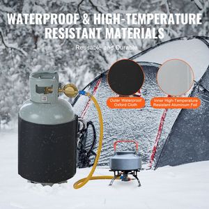 Riscaldatore per Bombole di Gas Isolato Stile Fascia da 120W con Termostato Interno, Temperatura Massima 90°F, Adatto per Bombole di Gas da 40 Libbre - Product Image 5