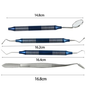 High Temperature Manual Dental Oral <b>Cleaning</b> Kit Scraper Mirror Scaler Set Plaque Remover Stainless Steel Care Dentist <b>Tools</b> - Product Image 6