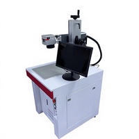 Système de gravure au laser à fibre MOPA de type table 30W, série TF, pour le marquage de précision des métaux et des composants industriels
