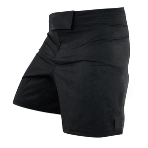 Shorts MMA pour hommes 100% coton, taille élastique, couleur unie, décontractés, en toile, pour entraînement fitness, grappling, sparring, séances de gym - Product Image 6