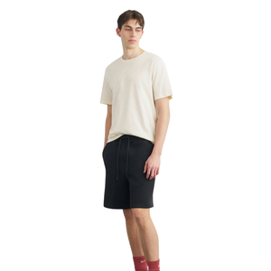 Custom <b>Men</b> Beige Sweat <b>Shorts</b> <b>Elastic</b> <b>Waist</b> Drawstring Side Pockets Above Knee Casual Relaxed Fit Private Label Wholesale <b>Shorts</b> - Product Image 6