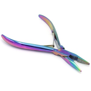 Pince à retirer les extensions de cheveux en acier inoxydable, outil professionnel de dépose pour salon de coiffure - Product Image 4