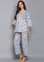 Qualité supérieure dames 100% coton doux costume de nuit bloc de main imprimé Floral Design lavable Style indien fumée longueur au sol