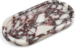 Affordable Handmade Marble Vanity Organizer <b>Tray</b> for Bathroom Essentials, Cosmetics, Perfumes and Countertop <b>Storage</b> - Product Image 6