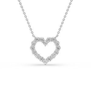 Pendentif en diamant de laboratoire rond de 1,5 carat certifié IGI, en argent 925, style unique, léger, taille brillant, bijoux fins pour mariage - Product Image 3