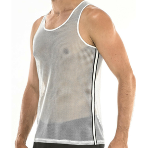 Débardeurs de musculation pour hommes en mesh à séchage rapide pour la musculation, l'entraînement et la gym - Product Image 4