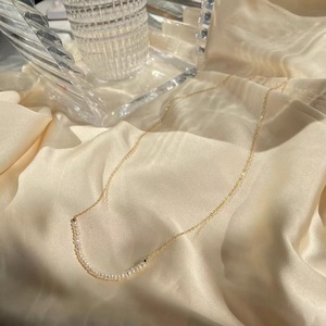 Collar de Perlas de Agua Dulce Naturales Sonrientes, Estilo Chic y Fresco para Mujer, Plata 925, Estilo Retro de Lujo Ligero, para Combinar en Capas - Product Image 2