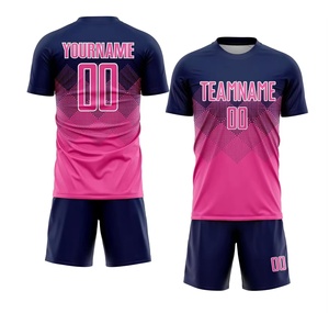 Ensemble d'uniformes de gardien de but de football respirant, antibactérien et à séchage rapide, maillot de football à manches courtes, short, kit avec logo sur le devant pour adultes - Product Image 1