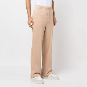 Pantalon de jogging évasé décontracté personnalisé pour femme, taille mi-haute élastique, en toile, polyester/coton, style empilé, haute qualité - Product Image 4