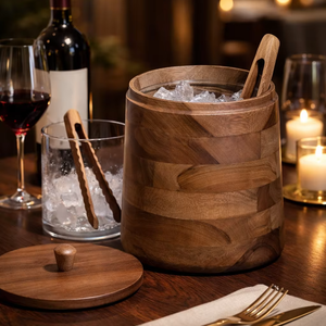 Cubo para almacenamiento de vino, cubo de hielo para barra, soporte para hielo para fiestas, contenedor para enfriar vino, suministros para bar en casa, accesorios para bar. - Product Image 4