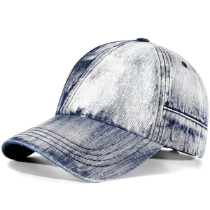 Casquette de baseball en coton délavé avec logo brodé 3D personnalisé, style trucker, pour hommes - Product Image 3