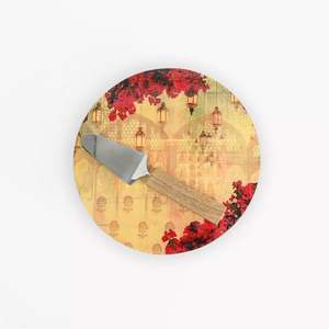 แท่นวางเค้กไม้สำหรับงานวันเกิด งานแต่งงาน งานปาร์ตี้ ฐานกลม ดีไซน์คุณภาพงานแฮนด์เมดจากธรรมชาติ แท่นวางเค้กที่ดีที่สุด - Product Image 1