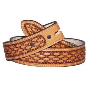 Ceci est une ceinture en cuir tressé faite à la main par South Texas Tack. - Product Image 1