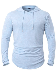Sudadera con Capucha de Alta Calidad para Hombre, Manga Larga, Secado Rápido, para Entrenamiento, Verano, Casual, Running - Product Image 6