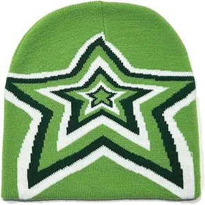 Gorro de Invierno Unisex con Tejido Jacquard, Logotipo Personalizado, Pompón de Piel Sintética, Gorro de Punto con Puño, Color Sólido, Cálido, para el Invierno - Product Image 1