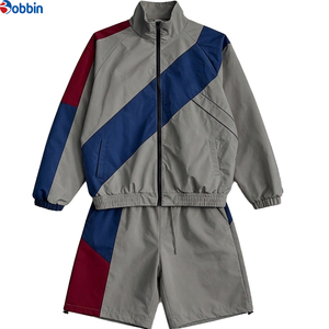 Conjuntos Deportivos Personalizados para Mujer y Hombre, Ropa de Entrenamiento, Chaqueta Cortavientos Personalizada, Conjunto de Verano con Pantalones Cortos y Sudadera con Capucha para Hombre, Venta al Por Mayor - Product Image 4