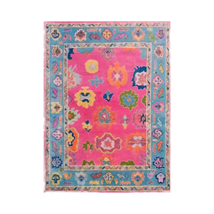 Alfombra moderna de gran venta, alfombra silenciada anudada a mano, Alfombra de lana hecha a mano, hogar y sala de estar, dormitorio, pasillo, tamaño personalizado disponible, flor - Product Image 1