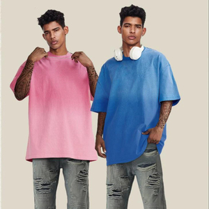 เสื้อยืดโอเวอร์ไซส์สไตล์วินเทจสำหรับผู้ชาย ล้างสีแบบแอซิดวอช ผ้าคอตตอนพรีเมียม ทรงหลวมสบายแบบทันสมัย - Product Image 3