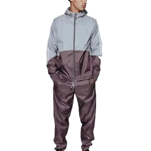 OEM Nylon Windbreaker Nylon Suit Sport Jacket Track Zip up <b>Wind</b> <b>Breaker</b> Street Wear Baggy Pants Customized Wholesale Men - Product Image 1