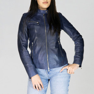 <b>Leather</b> <b>Jacket</b> Women <b>Long</b> Sleeve Crop Tops <b>Jacket</b> For Women High Quality <b>Jacket</b> For Winter Casual Wear - Product Image 1
