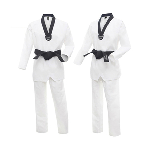 Uniforme de Judo Kimono Beige con Cinturón Negro Unisex Corte Regular Ropa de Artes Marciales de Secado Rápido Karate Gi - Product Image 2