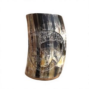 Top vente nouveau Viking écologique 500 ML corne de boeuf tasses verres nautique Barware Vintage Design lave-vaisselle cadeau d'affaires - Product Image 6