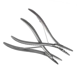 Pince à extensions capillaires en acier inoxydable de haute qualité, outil professionnel de précision à deux trous pour l'installation d'extensions capillaires - Product Image 6