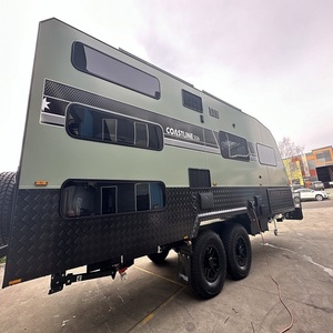 Caravane moderne aux normes australiennes avec chambre confortable, cuisine fonctionnelle, intérieur spacieux et équipement de voyage haut de gamme - Product Image 1