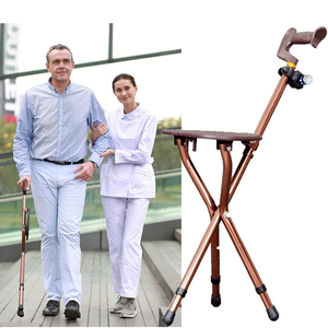 Canne de tir portable et personnalisable avec siège, perche télescopique réglable, sangle en cuir, pour la marche en extérieur, la chasse, la pêche et les événements - Product Image 6