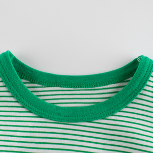 เสื้อยืดแขนสั้นคอกลมลายทางสำหรับผู้ชาย 27 ตัว ทรงปกติ สไตล์ลำลอง ระบายอากาศได้ดี ผลิตจากผ้าฝ้าย 100% - Product Image 3