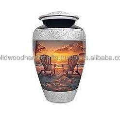 Urnas de latón humano para cenizas, urnas de cremación conmemorativas de latón para funerales, urnas de recuerdo, cenizas, mejor precio, urnas de entierro de nuevo estilo - Product Image 2