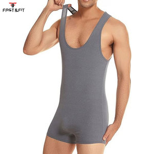 <b>Mens</b> Wrestling <b>Singlet</b> Breathable Compression Wrestling Suit - Product Image 2