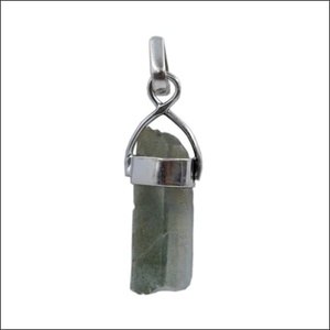 Aqua Aura Stone Superbe pendentif en argent 925 - Product Image 1