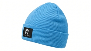Custom Embroidered 3D Rib Knit 100% Acrylic Adjustable Beanie <b>Hat</b> <b>Winter</b> Warm Cuffed with Woven Logo for <b>Men</b> & Women - Product Image 2
