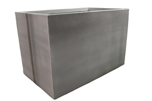 Macetas Cuadradas Grandes de FRP de KNT Creations, Ligeras, para Uso en Exteriores, Diseño Moderno, Resistentes, Acabado de Textura Rugosa, Color Personalizado - Product Image 3