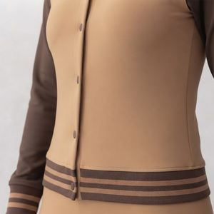 Chaqueta Varsity para Clima Cálido, Excelente Calidad y Uso en Exteriores, Chaqueta Varsity de Moda para Mujer, Agradable al Tacto - Product Image 6
