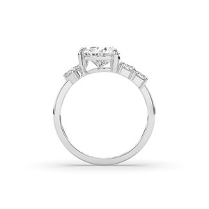 Anillo de Lujo para Mujer con Diamante Cultivado en Laboratorio de Corte Brillante en Forma de Pera de 2.60 Quilates, Oro Sólido de 14K, Certificado IGI - Product Image 6