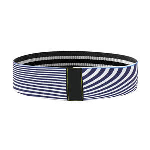 Bande de résistance colorée en tissu pour exercices de fitness et entraînement des hanches, résistance moyenne - Product Image 1