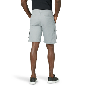 Solid Color Breathable Cotton Comfortable Multi-Pocket High Waist Men's Casual Summer Cargo Shorts - Product Image 2