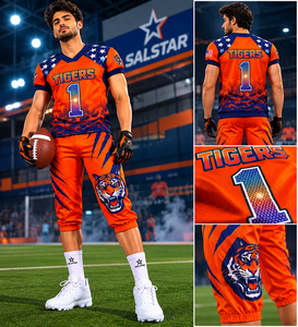 Uniforme de Fútbol Americano Unisex de Manga Corta, 300g, Diseño Sólido Transpirable, de Alta Calidad, Nuevo Estilo, Gran Venta, 100% - Product Image 5