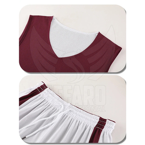 Uniforme de Baloncesto Reversible de la Mejor Calidad al por Mayor, Uniforme de Baloncesto Reversible de Marca Privada - Product Image 3