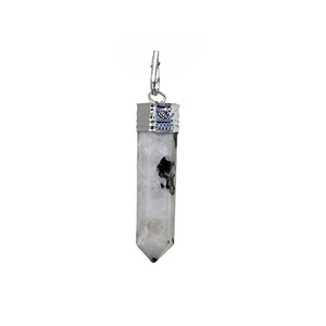 Pendentif crayon en pierre de lune - Product Image 1
