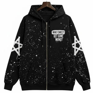 Custom Oversized Rhine Look Screen Printing Hoodie Trending Design Premium Look <b>For</b> Casual or Streetwear Tracksuit <b>For</b> Unisex - Product Image 1