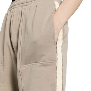 Shorts Bermuda en coton uni pour homme avec bande latérale et taille élastique, style décontracté - Product Image 3